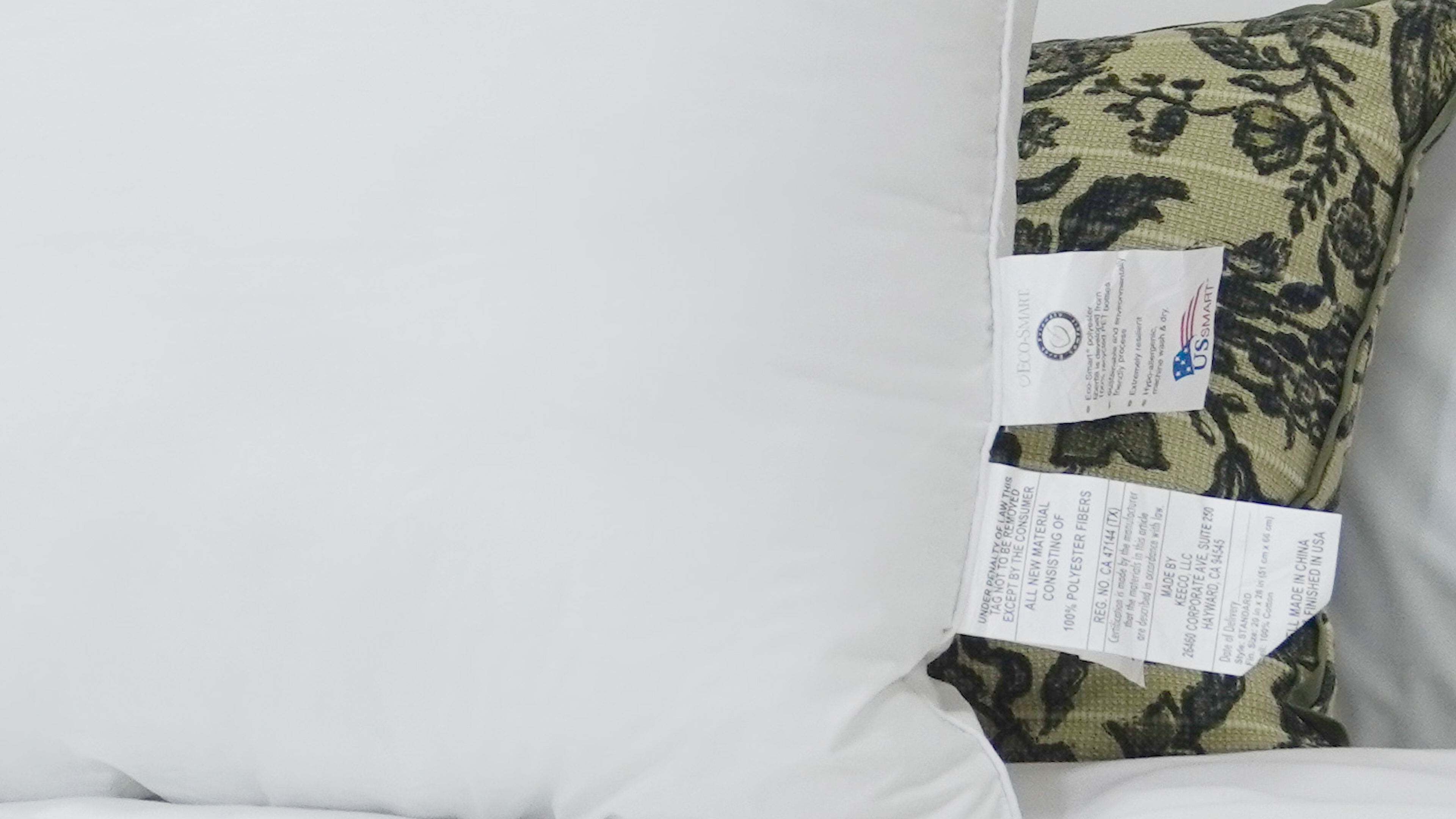 Eco-Smart Down Alternative Pillow | Made in USA