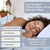 A woman with curly hair sleeps on white bedding. Text shows "Best Western® Victoria Pillow | Firm Polyester Pillow by Keeco" and icons for machine washable, hotel pillow, polyester fill, and available sizes.